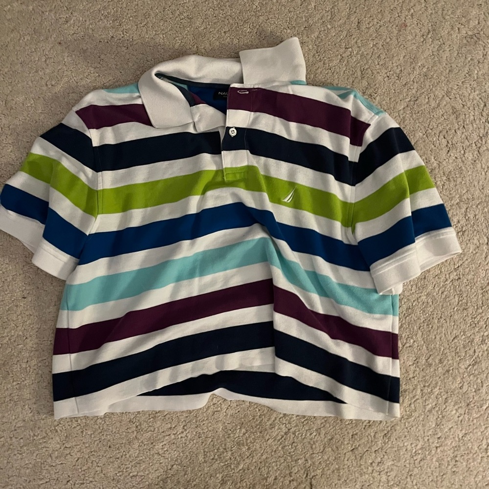 cropped nautica polo